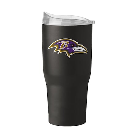 Logo Brands Baltimore Ravens 30oz Flipside Powder Coat Tumbler 603-S30PT-34